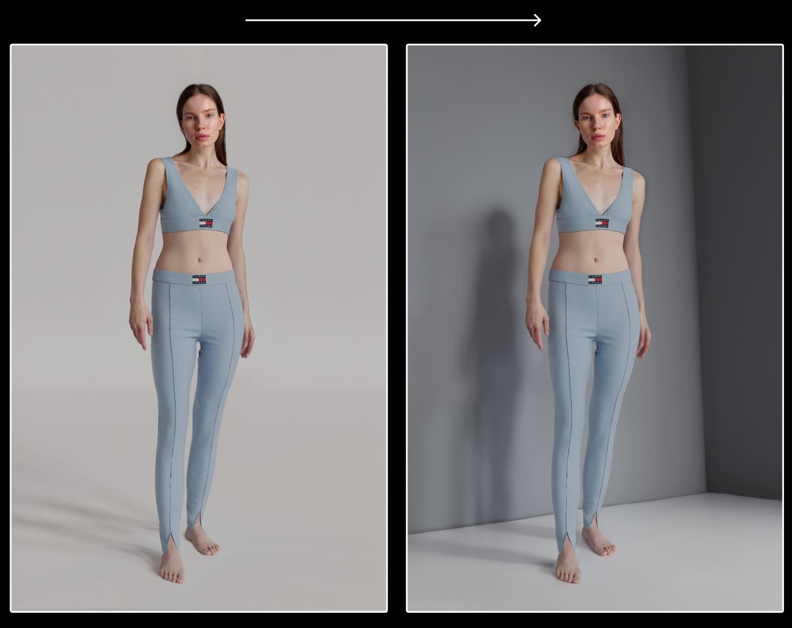 AI-generated Calvin Klein fashion editorial